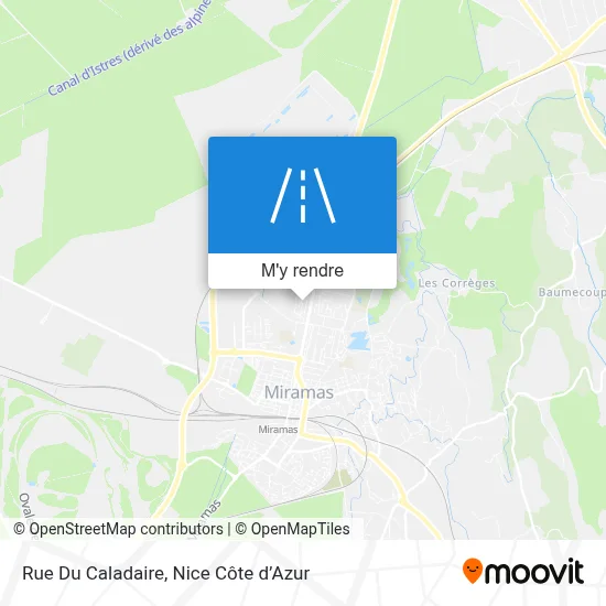 Rue Du Caladaire plan