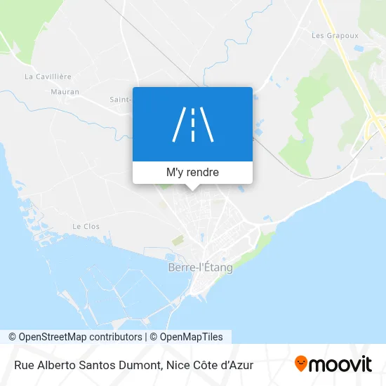 Rue Alberto Santos Dumont plan