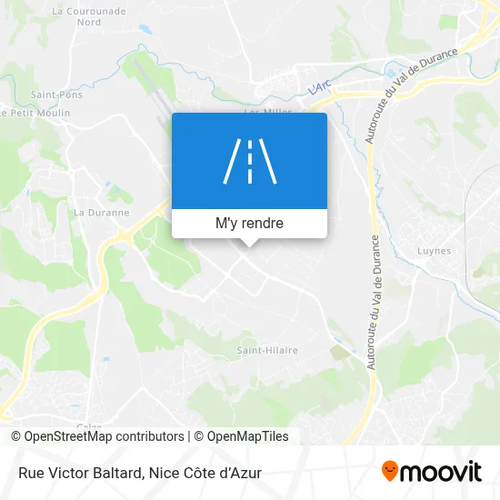 Rue Victor Baltard plan