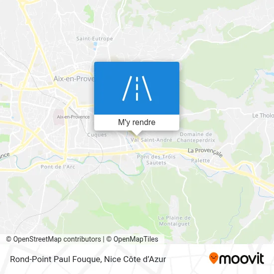 Rond-Point Paul Fouque plan