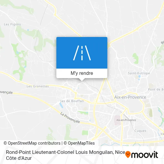 Rond-Point Lieutenant-Colonel Louis Monguilan plan