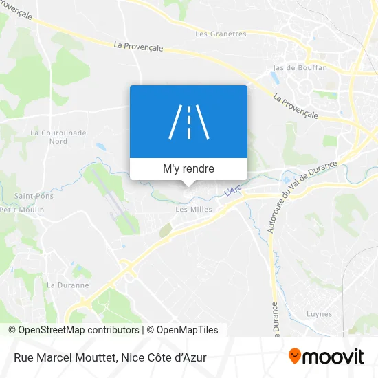 Rue Marcel Mouttet plan