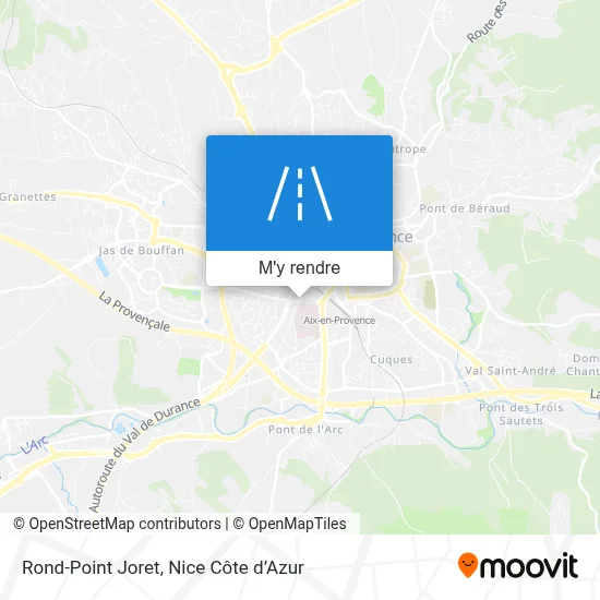 Rond-Point Joret plan