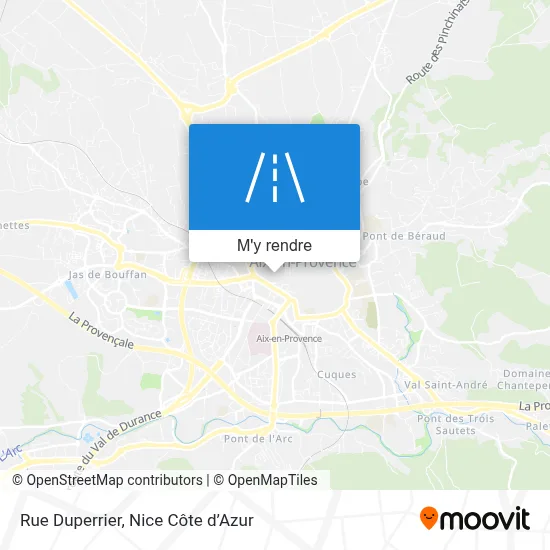 Rue Duperrier plan