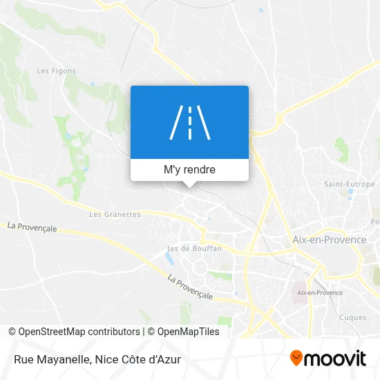 Rue Mayanelle plan
