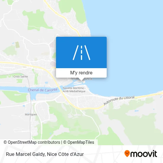 Rue Marcel Galdy plan