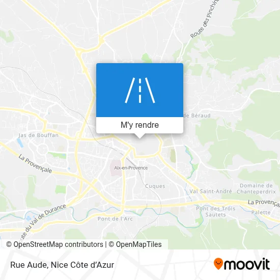 Rue Aude plan