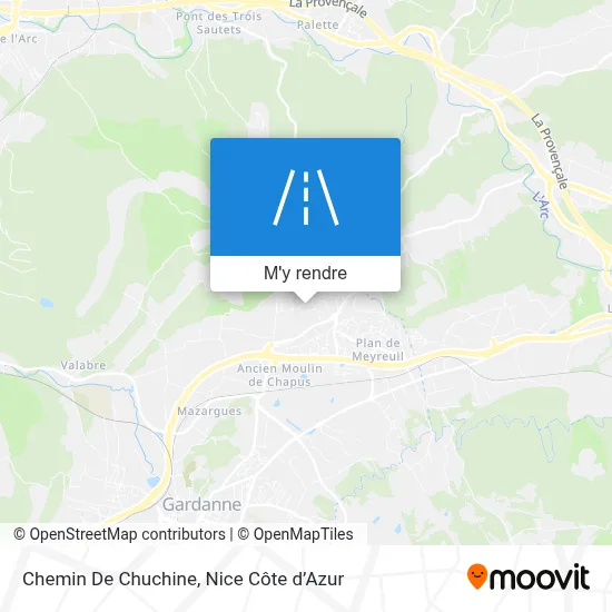 Chemin De Chuchine plan