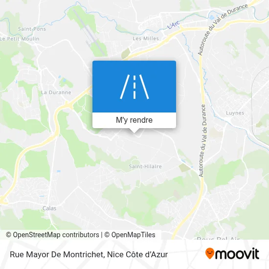 Rue Mayor De Montrichet plan