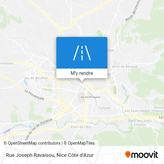 Rue Joseph Ravaisou plan
