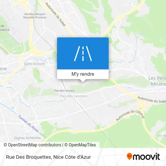 Rue Des Broquettes plan