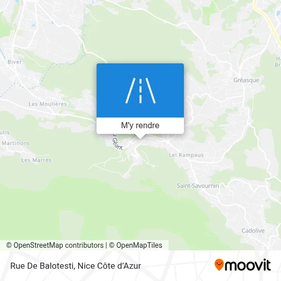 Rue De Balotesti plan