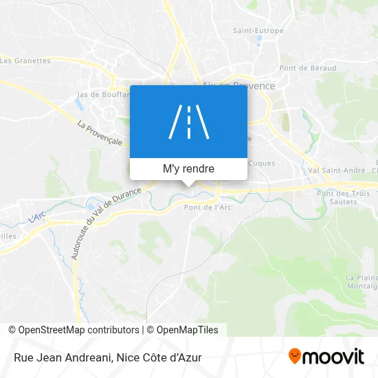 Rue Jean Andreani plan