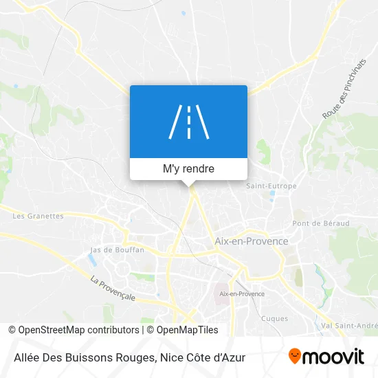 Allée Des Buissons Rouges plan