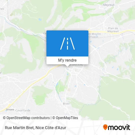 Rue Martin Bret plan
