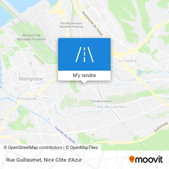 Rue Guillaumet plan