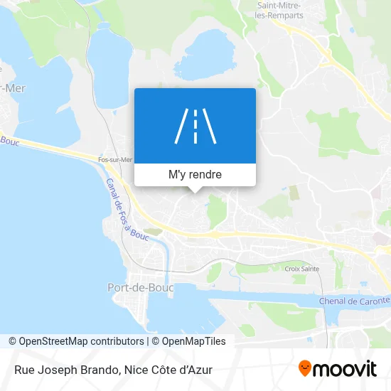 Rue Joseph Brando plan