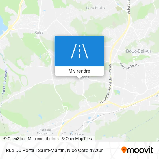 Rue Du Portail Saint-Martin plan