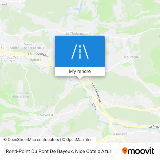 Rond-Point Du Pont De Bayeux plan