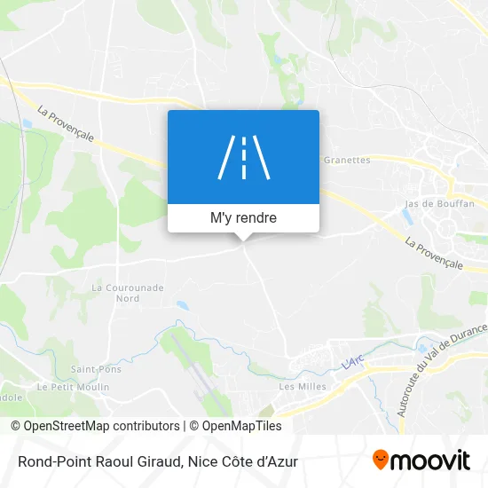 Rond-Point Raoul Giraud plan