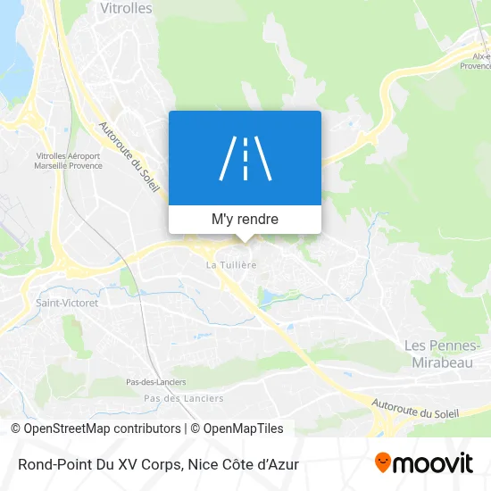 Rond-Point Du XV Corps plan