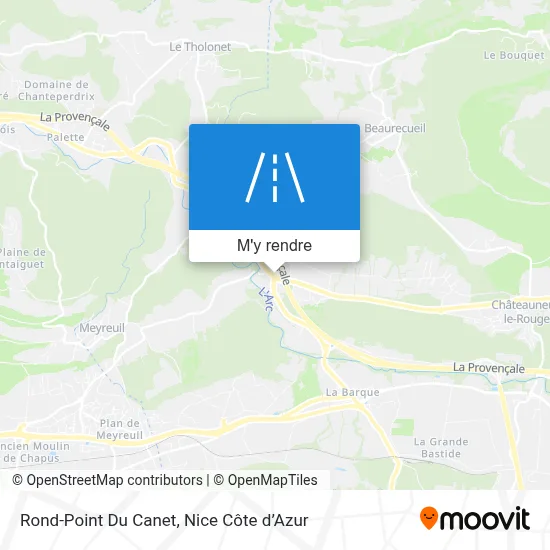Rond-Point Du Canet plan