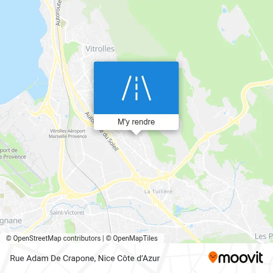 Rue Adam De Crapone plan