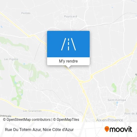 Rue Du Totem Azur plan