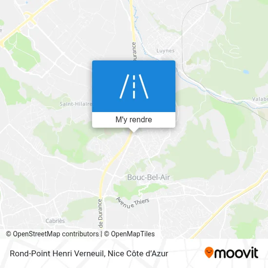 Rond-Point Henri Verneuil plan