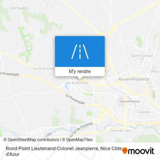 Rond-Point Lieutenand-Colonel Jeanpierre plan
