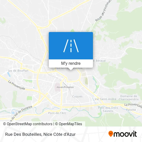 Rue Des Bouteilles plan