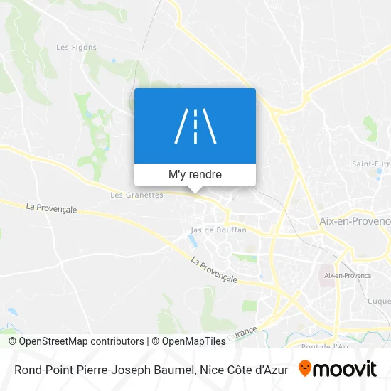 Rond-Point Pierre-Joseph Baumel plan