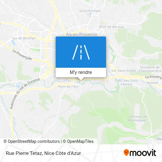 Rue Pierre Tetaz plan