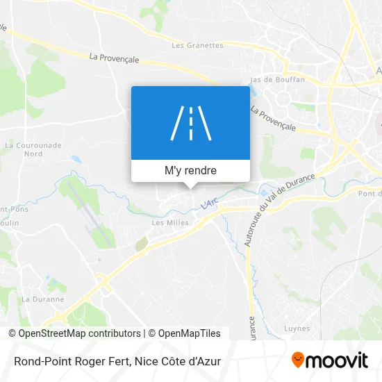 Rond-Point Roger Fert plan