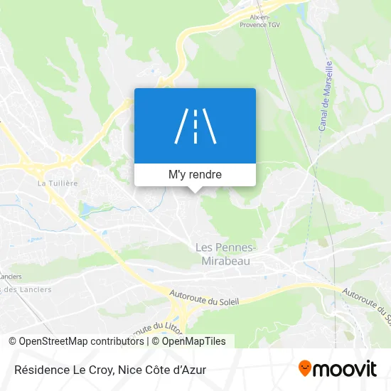 Résidence Le Croy plan