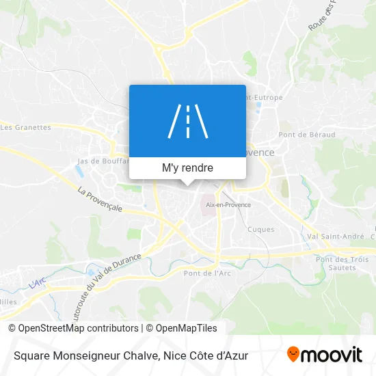 Square Monseigneur Chalve plan