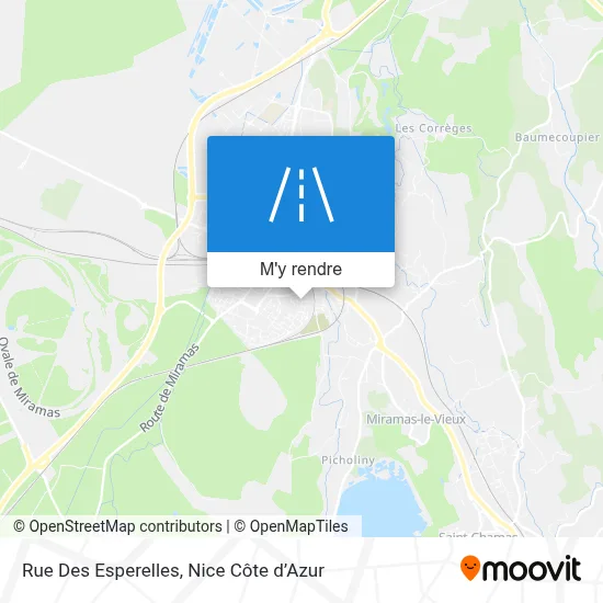 Rue Des Esperelles plan