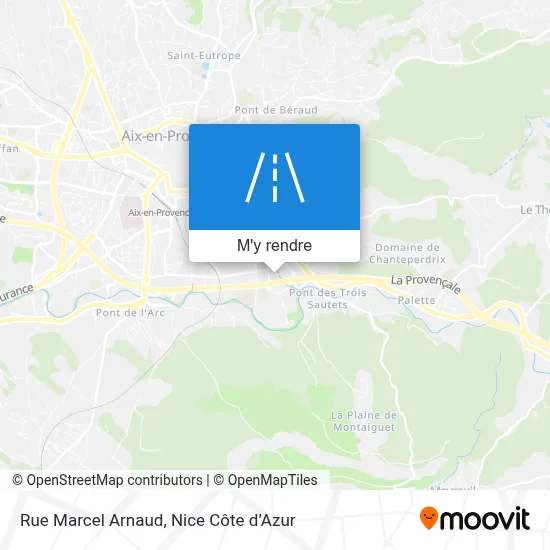 Rue Marcel Arnaud plan