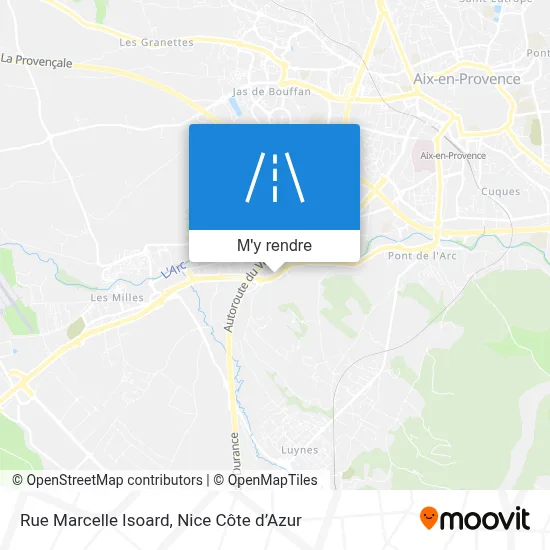 Rue Marcelle Isoard plan