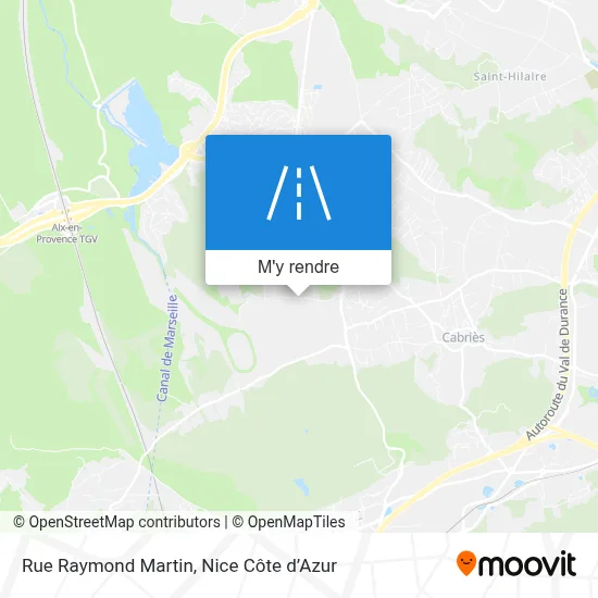 Rue Raymond Martin plan