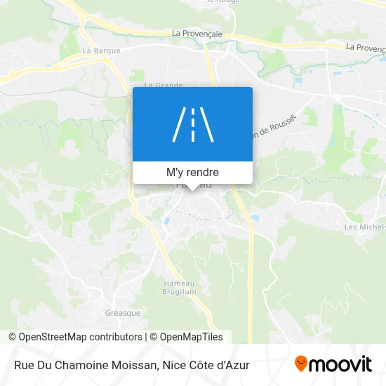Rue Du Chamoine Moissan plan
