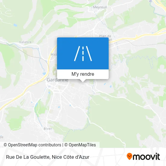 Rue De La Goulette plan
