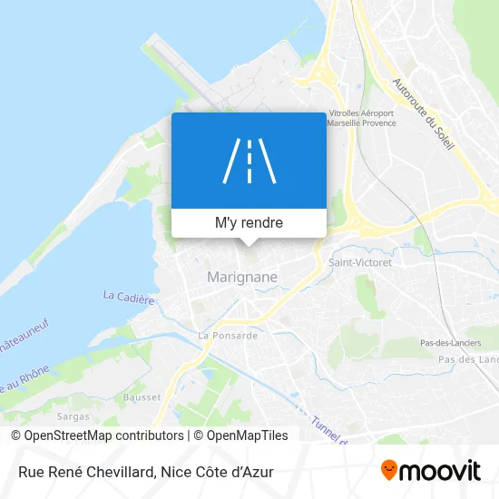 Rue René Chevillard plan