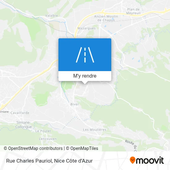 Rue Charles Pauriol plan