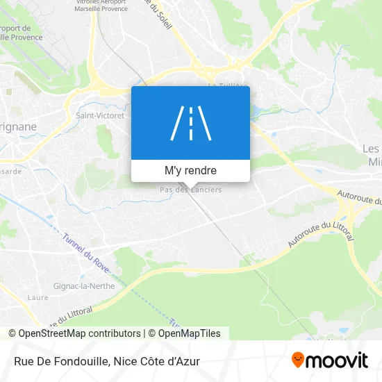 Rue De Fondouille plan