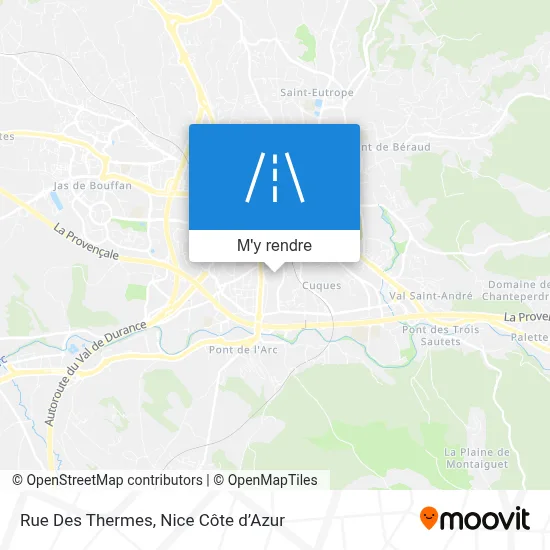 Rue Des Thermes plan