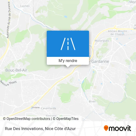 Rue Des Innovations plan