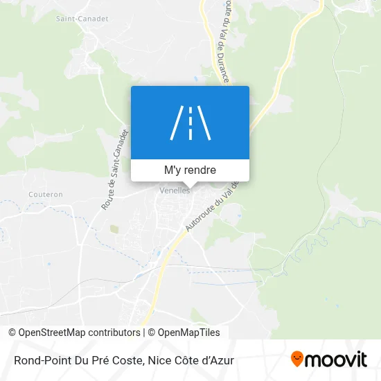 Rond-Point Du Pré Coste plan