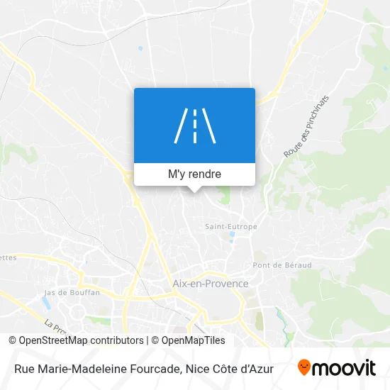 Rue Marie-Madeleine Fourcade plan