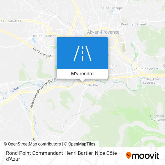 Rond-Point Commandant Henri Bartier plan
